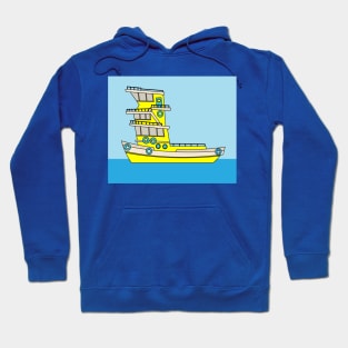 Ships In The Middle Of The Lake Ocean Hoodie